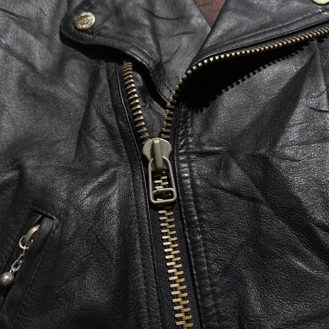 Machope 재팬라인 소가죽 라이더 자켓 상품이미지4