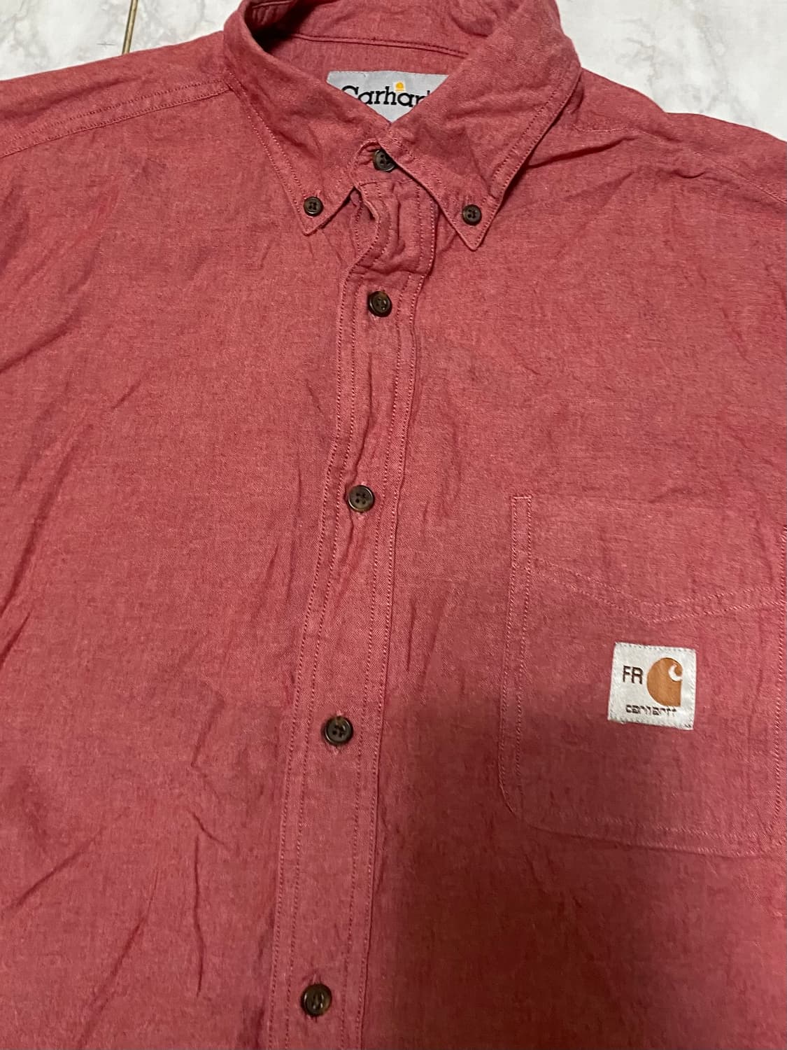 칼하트 빈티지 셔츠 실사이즈 100 상품이미지3