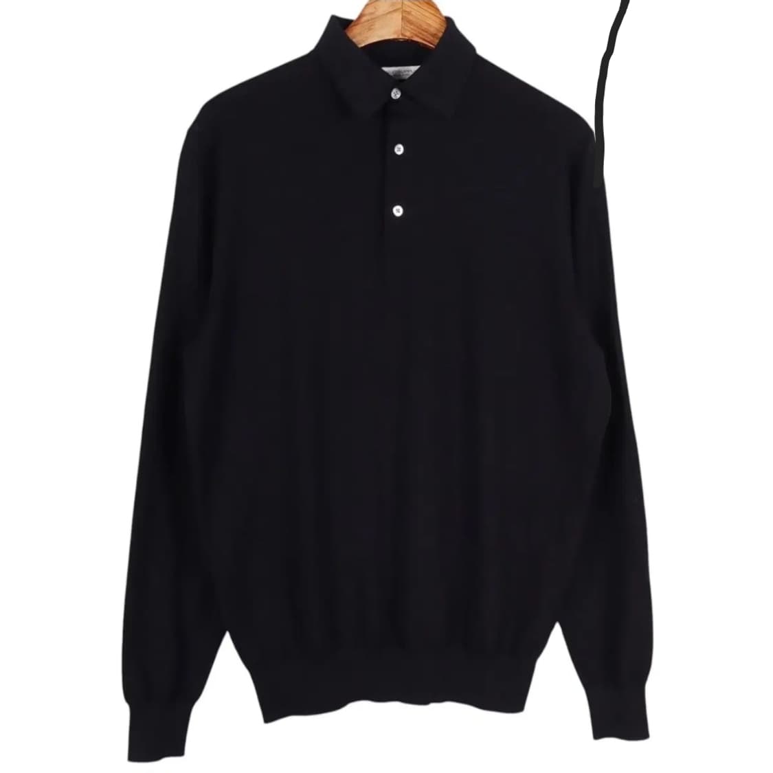 수트서플라이 메리노울 폴로 니트 네이비 상품이미지2