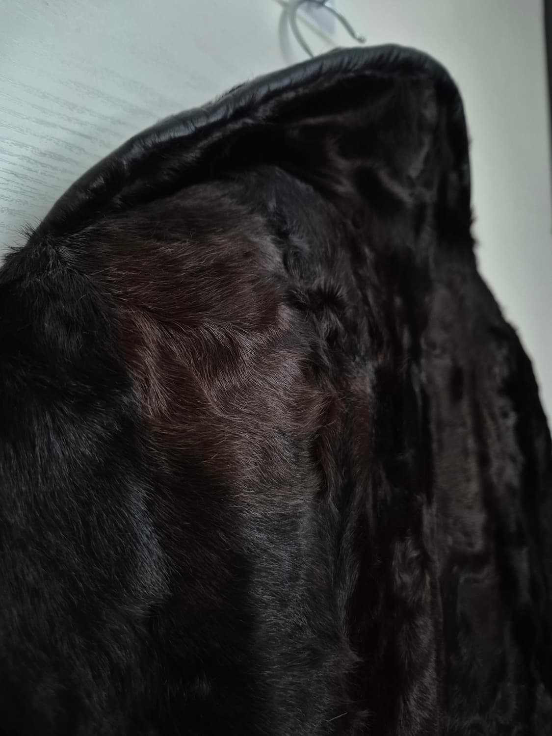 가죽디테일 송치자켓 상품이미지3