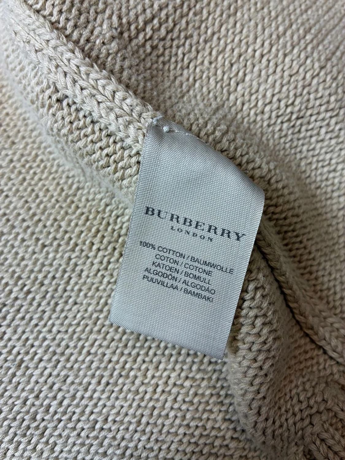 버버리 런던 헤비코튼 노버튼 니트 가디건 PN7287 상품이미지7