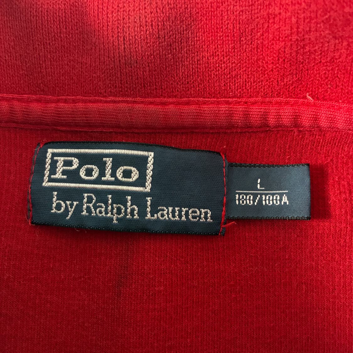 Polo  폴로 랄프로렌 코튼 스키베어 레드 반집업 니트 상품이미지5