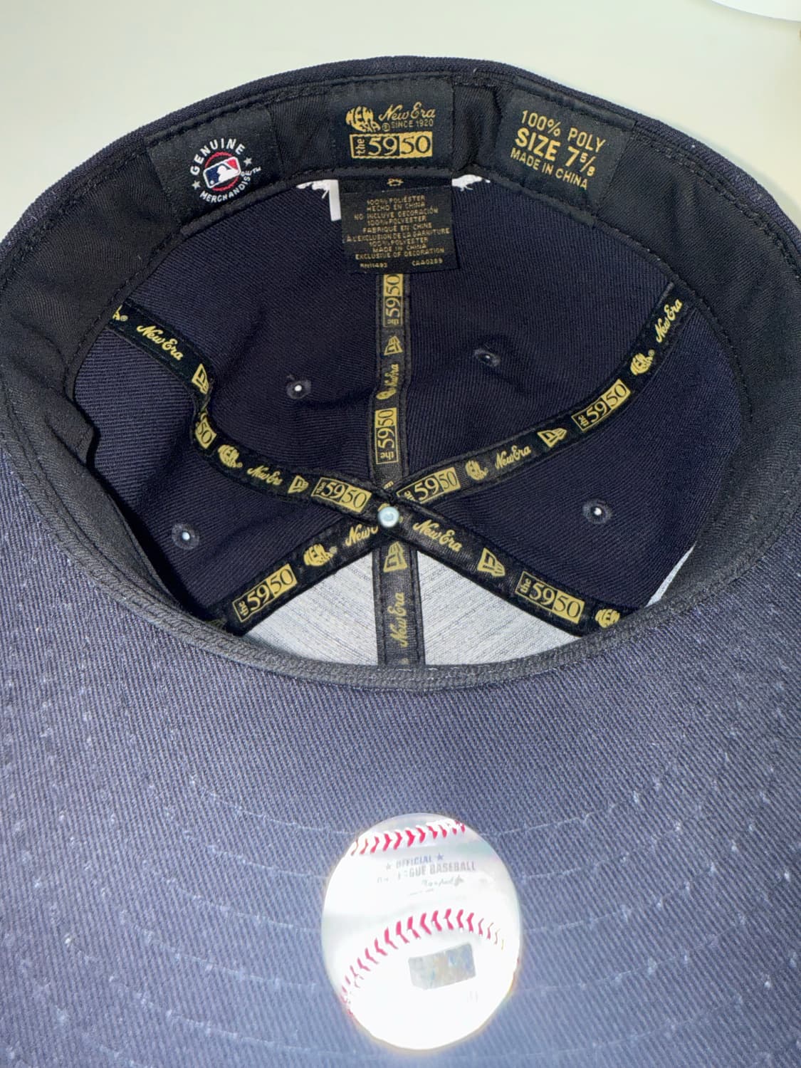 뉴에라 뉴욕 양키즈 59Fifty 7/58 네이비 상품이미지3