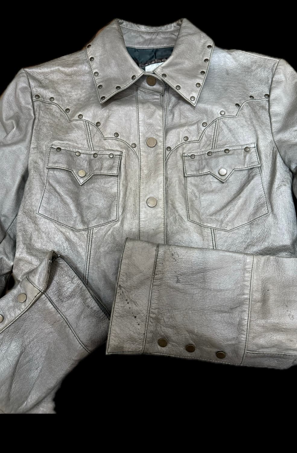 Western leather shirts 상품이미지7