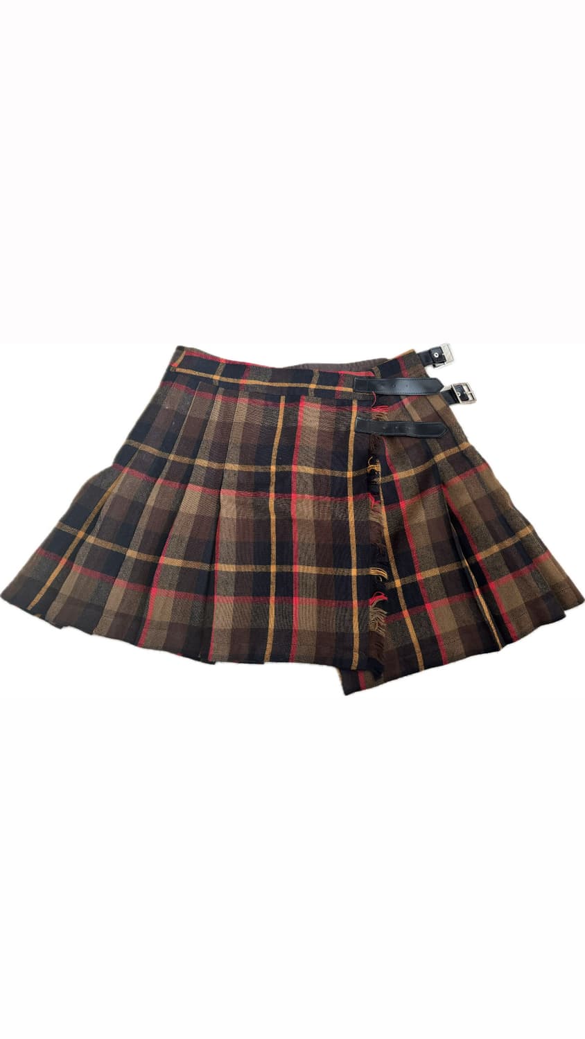 Sculptor 체크  플리츠스커트 상품이미지1