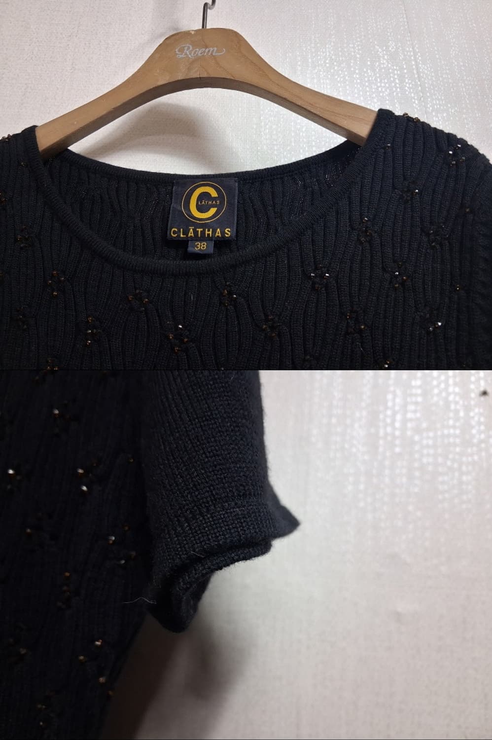 일본빈티지 CLATHAS 크라샤스 검정 양모니트 원피스 여성 55
원산지 상품이미지4