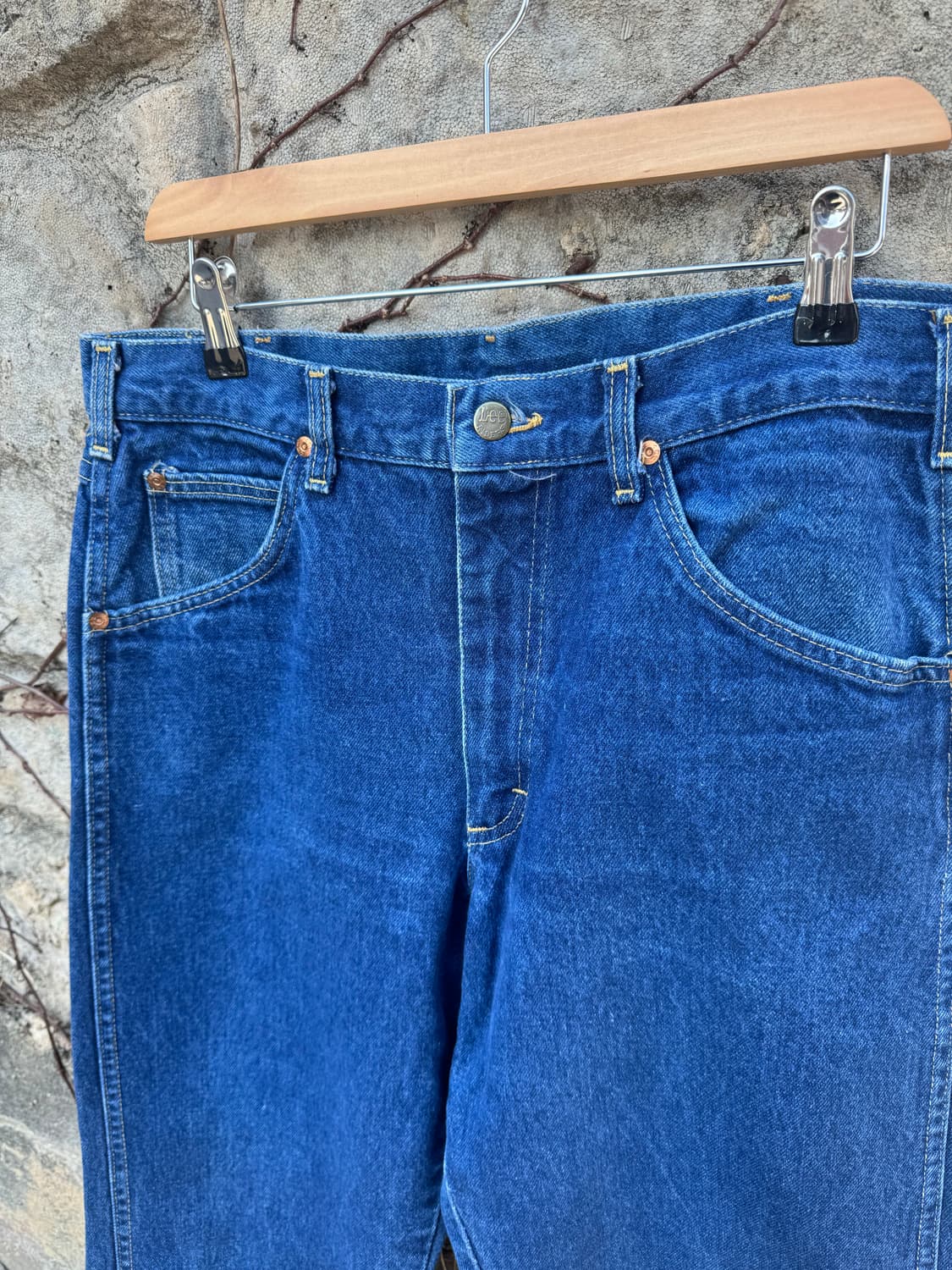 70s lee 200 talon지퍼 빈티지 워싱 웨스턴 데님 팬츠 상품이미지4