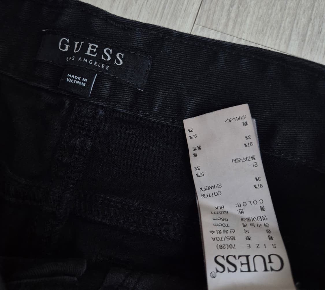 게스 흑청 데님팬츠 상품이미지4