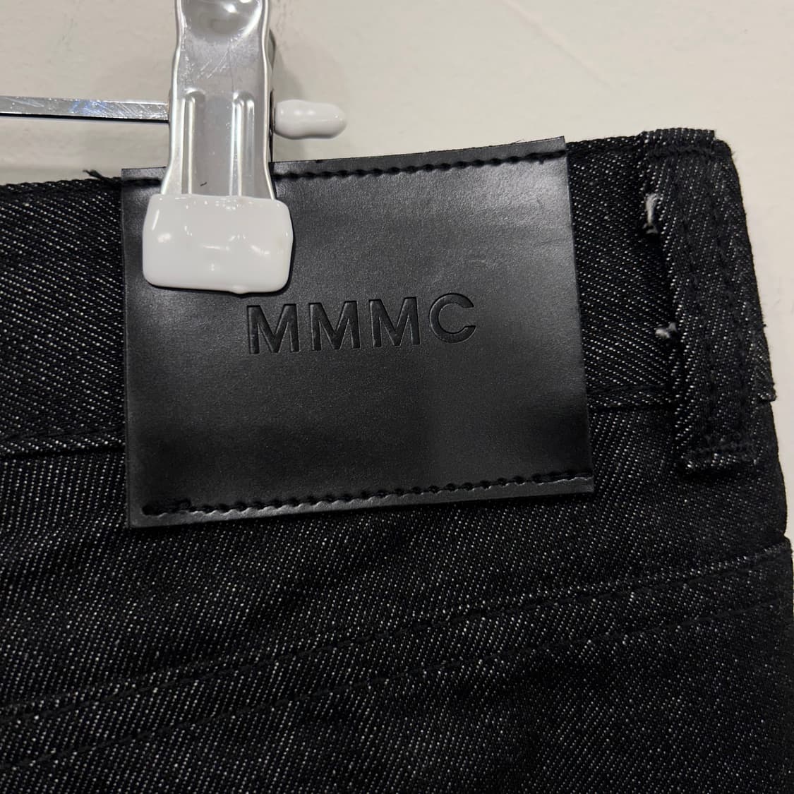 MMMC 포턱 셀비지 흑청 데님 와이드팬츠 상품이미지4