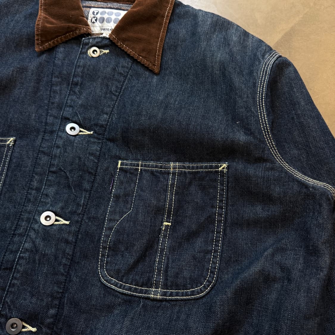 타케오 키쿠치 데님 블랭킷 초어 자켓 상품이미지5