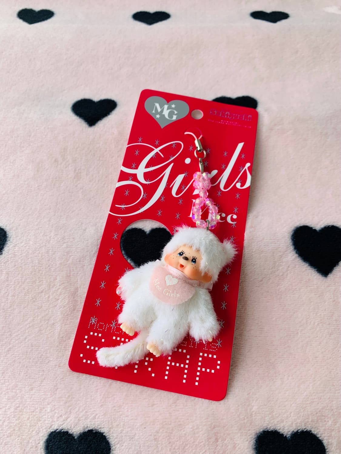 💖레어 몬치치 미걸 화이트 키체인 상품이미지4