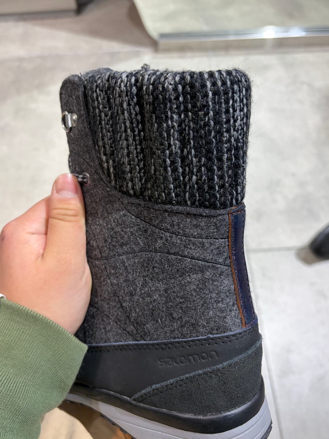 살로몬 윈터 블랙 부츠 신발 상품이미지5