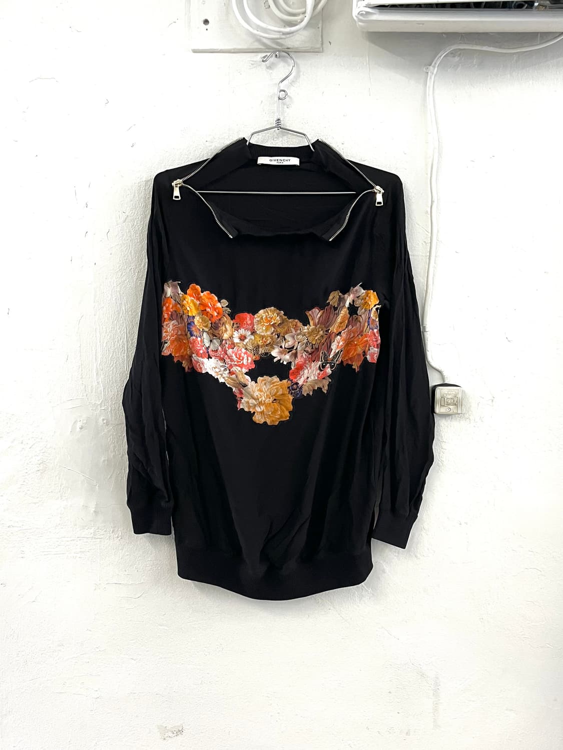 지방시 2015SS 리카르도 티시 실크 플로럴 스웨트 셔츠 상품이미지1