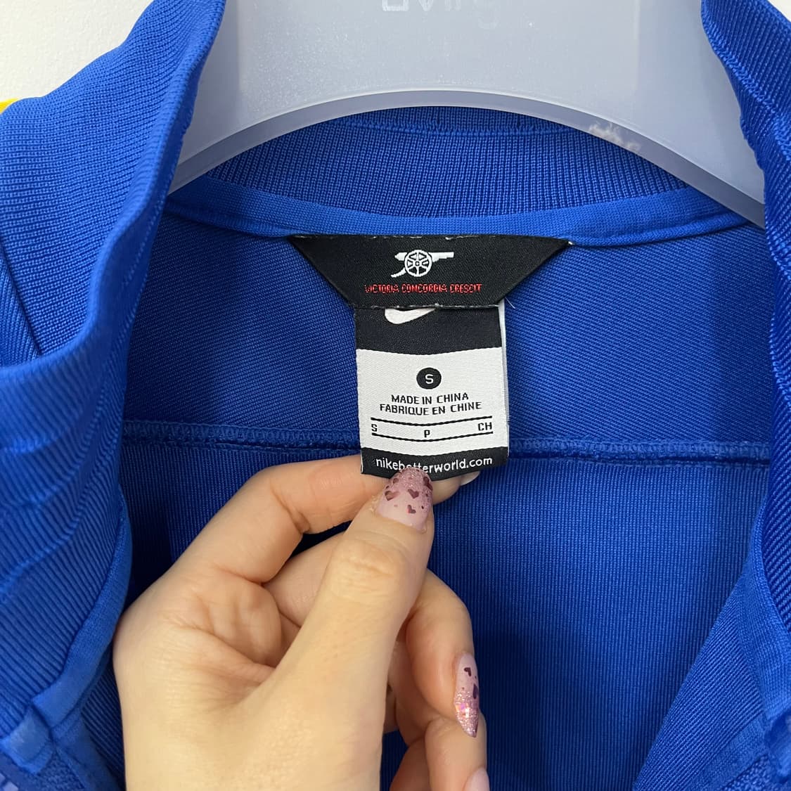 나이키 아스날 블루 옐로우 트랙탑 져지 상품이미지6