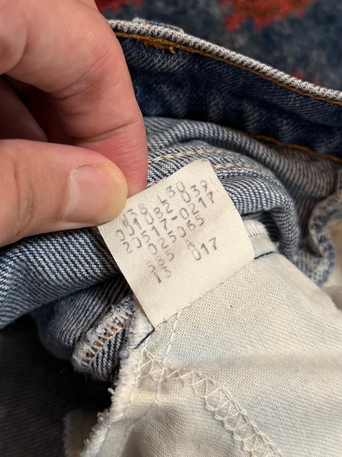 80's USA Made 빈티지 리바이스 517 오렌지탭 부츠컷 상품이미지10