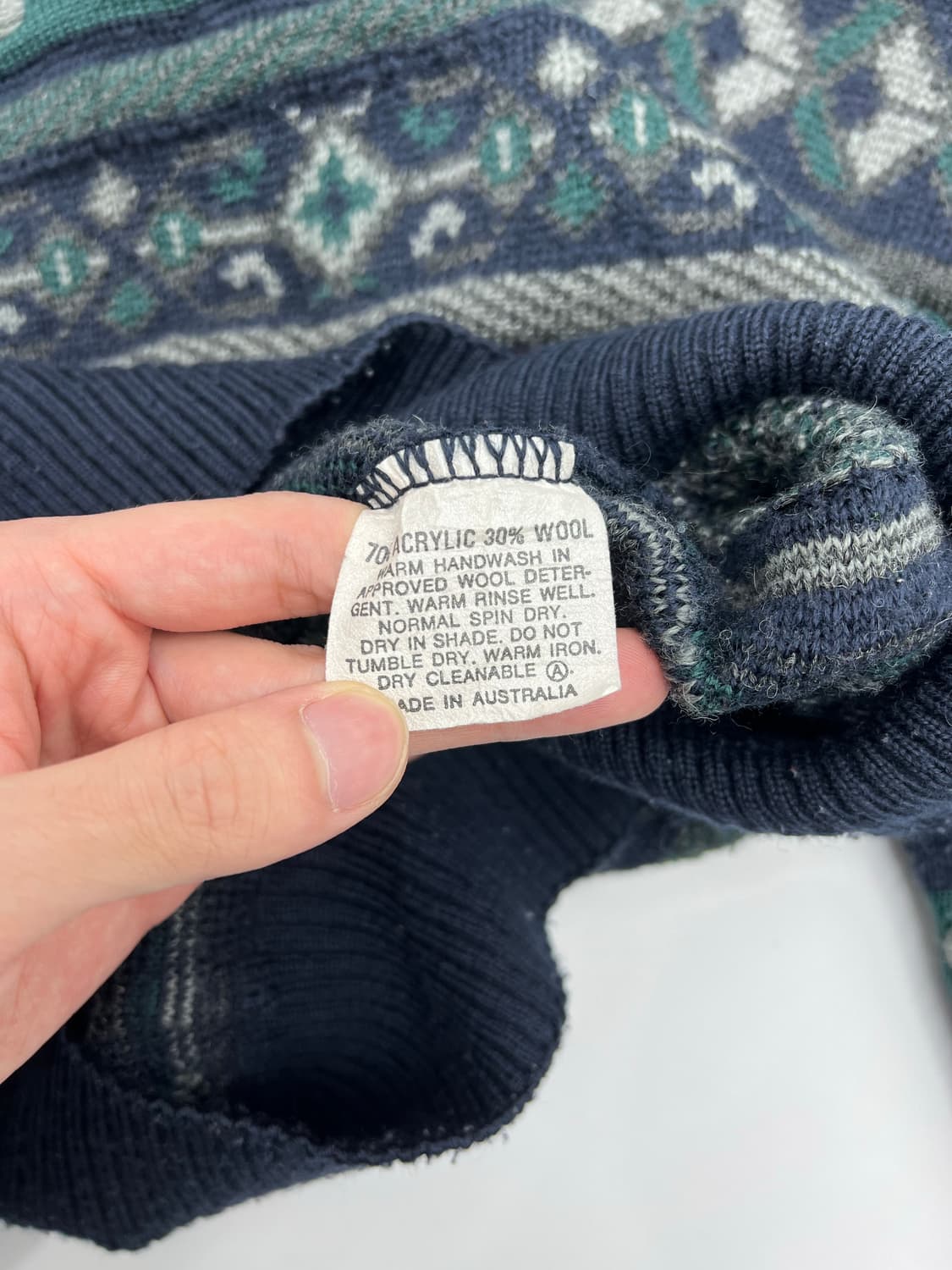 빈티지 케이블 니트 상품이미지4