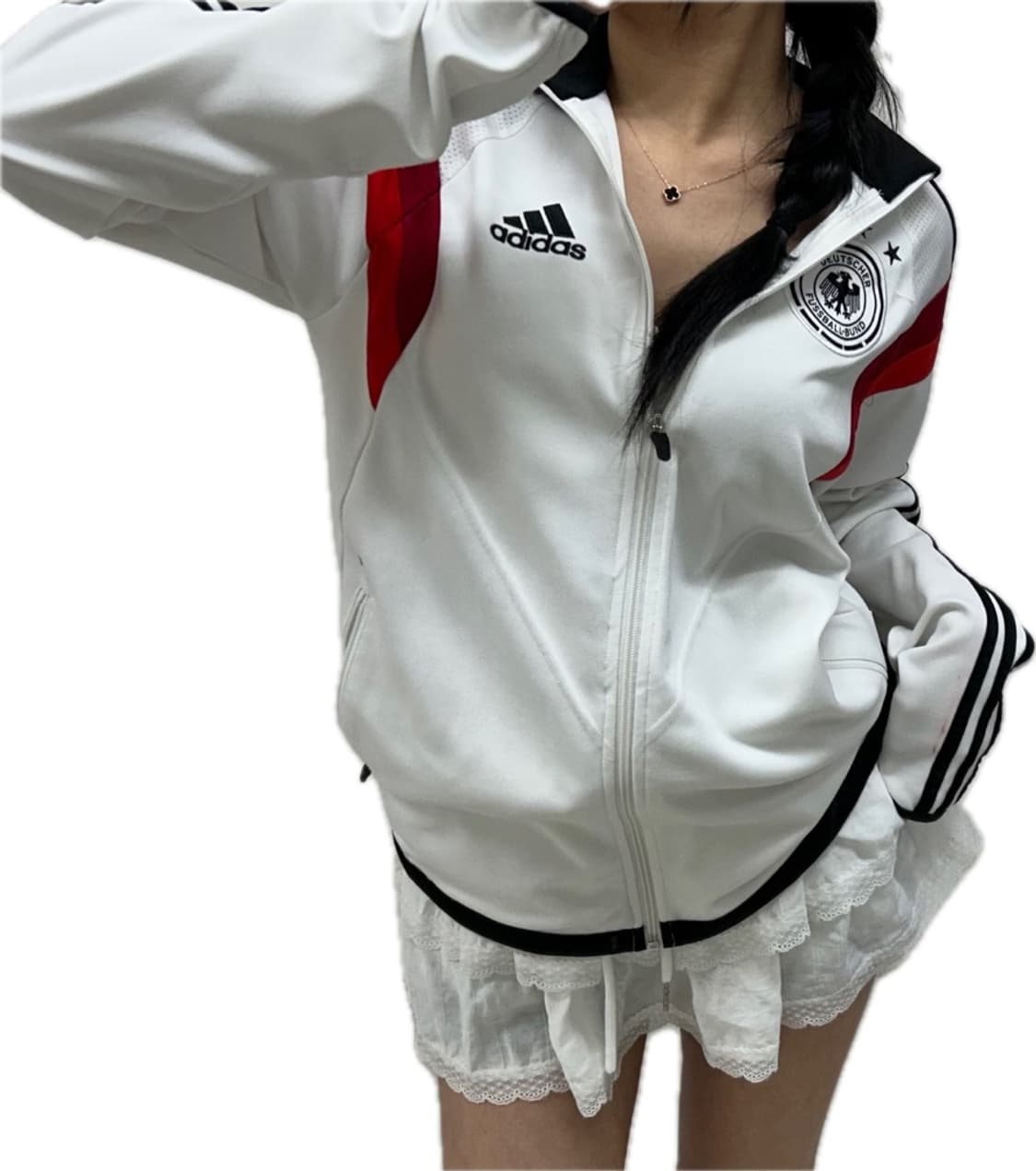 아디다스 독일 국대 13/14유니폼 화이트 트랙탑 희귀져지(90) 상품이미지1