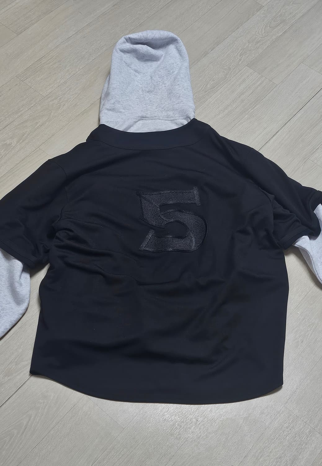 슈프림 베이스볼 져지 후드티 상품이미지3