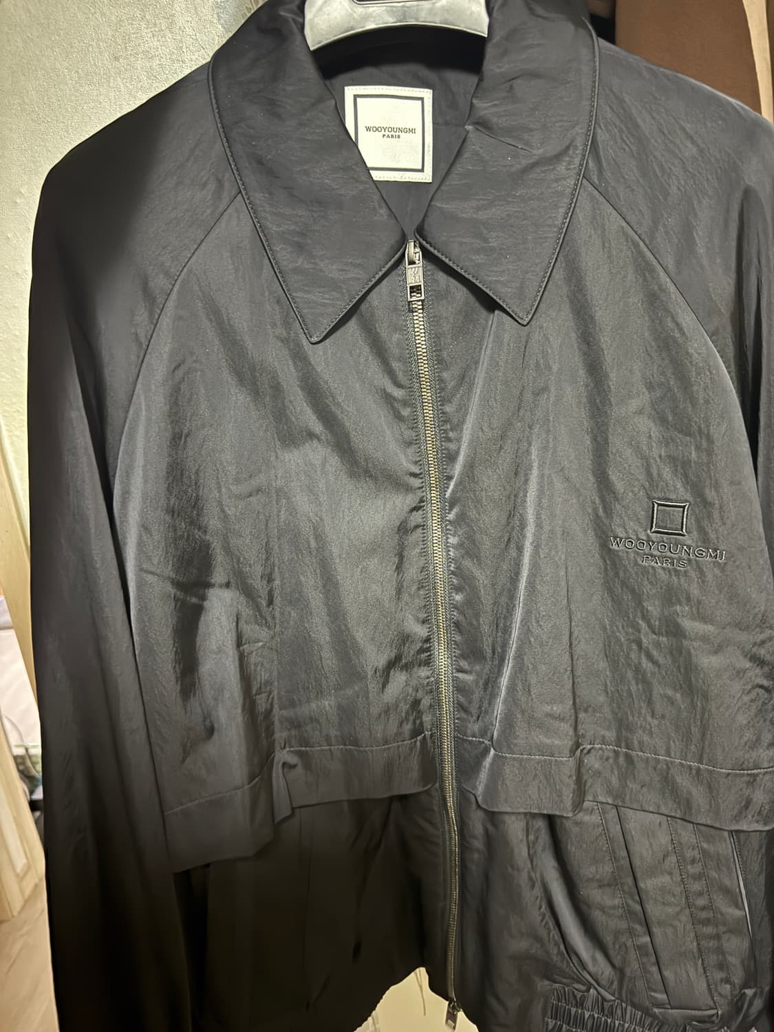 [44] 우영미 나일론 블랙 밴딩 자켓 상품이미지2