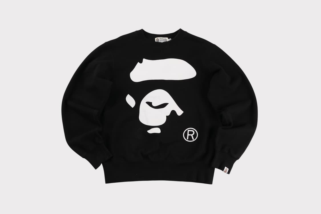 [M] 베이프 빅 사루페이스 맨투맨 상품이미지1