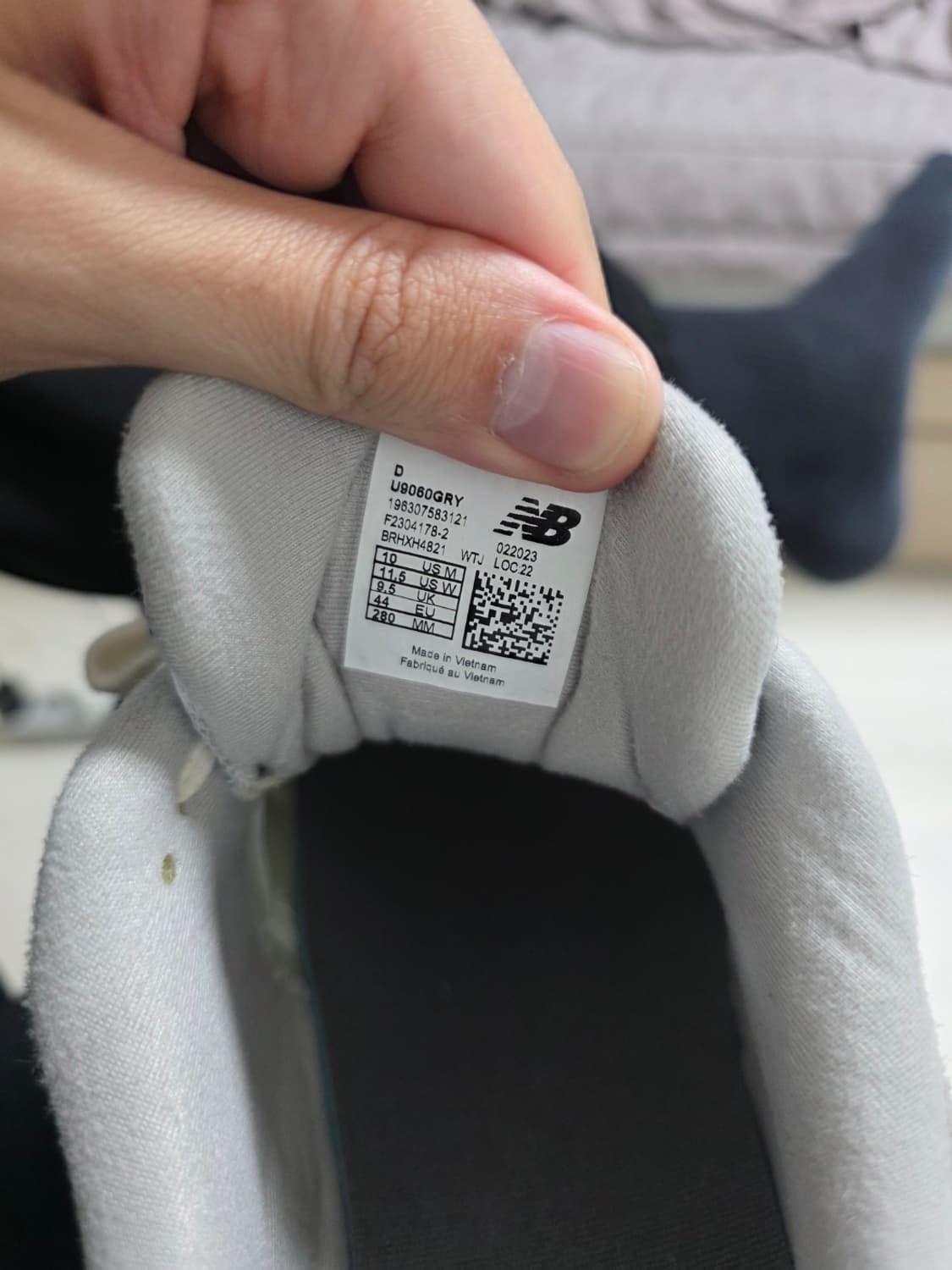 뉴발란스 운동화 U9060 사이즈 280 상품이미지10