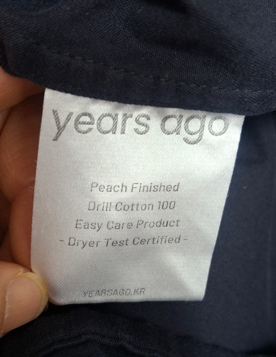 [3] 이얼즈어고 오버다이드 코튼드릴 포이카 셔츠 블랙 상품이미지4