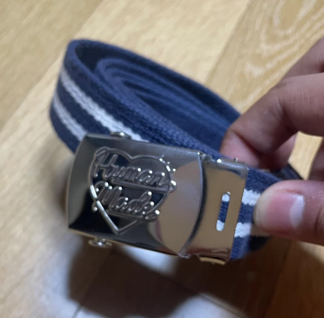 Human Made Web Belt Navy 상품이미지2