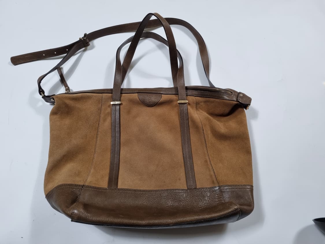 마시모두띠 천연 스웨이드및 가죽 숄더백 또는 쇼퍼백 상품이미지1