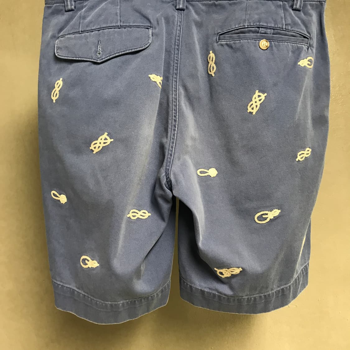 폴로 랄프로렌 멀티 자수 치노 반바지 블루 33 상품이미지3