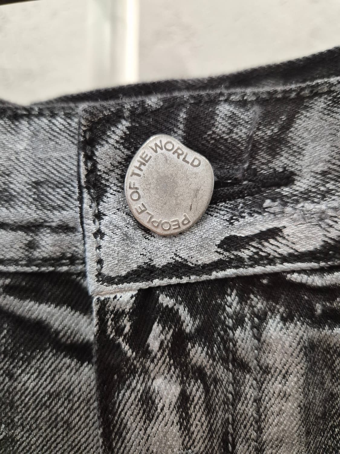 PEOPLE OF THE WORLD 데미지 데님 롱스커트 L 상품이미지9