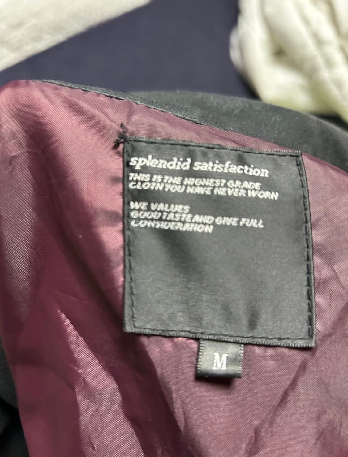 VKei 스웨이드 빈티지 자켓 (블랙) / M사이즈 상품이미지4