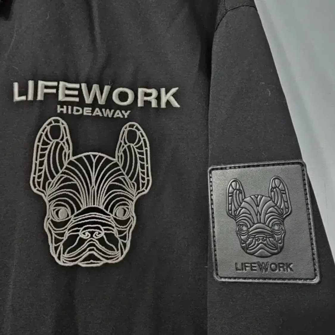 라이프워크 오버핏 코치자켓 블랙 100 상품이미지3