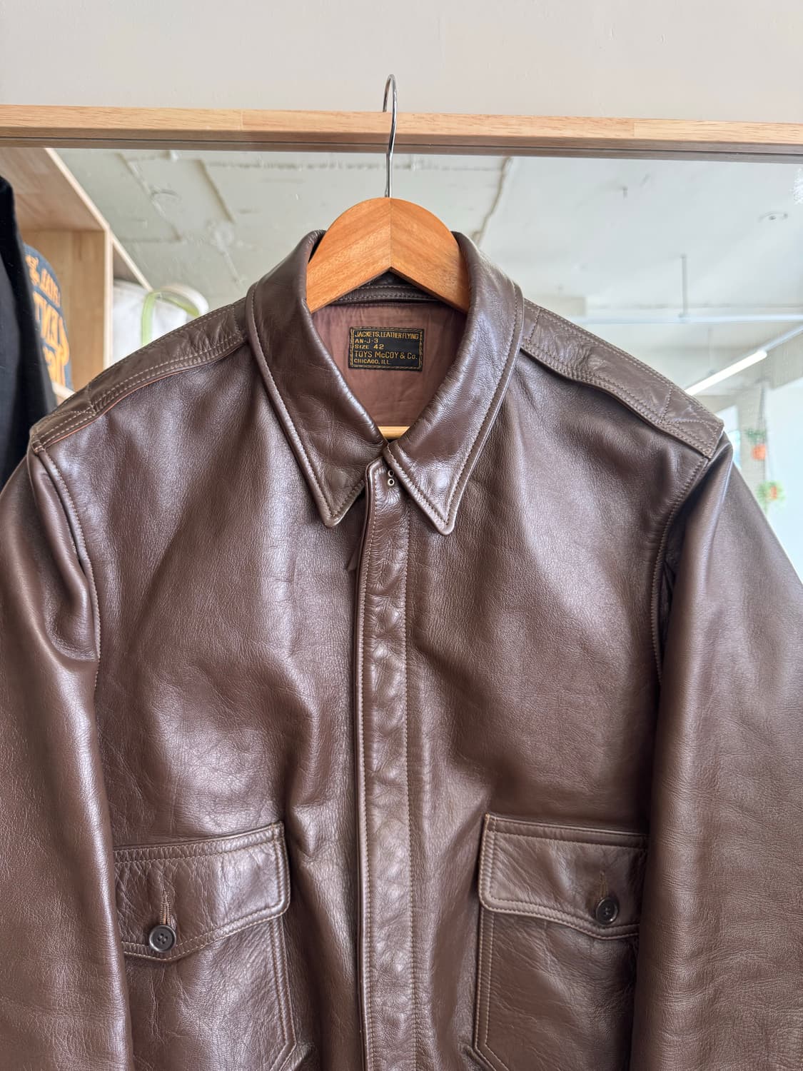 토이즈 맥코이 레더 플라이트 자켓 42 상품이미지3