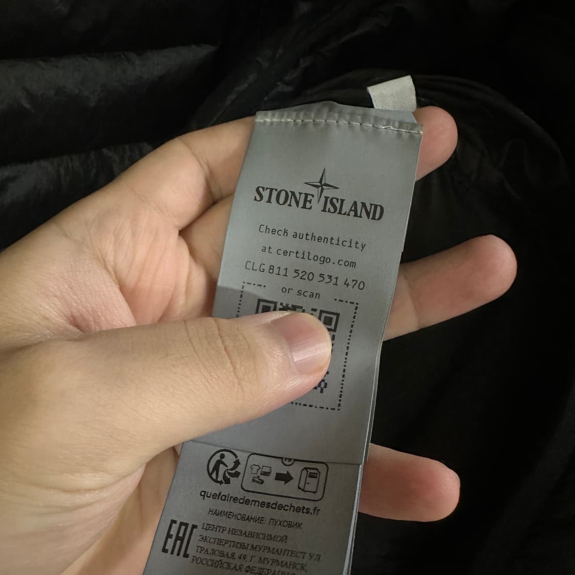 스톤아일랜드 룸우븐 경량패딩 L 상품이미지3