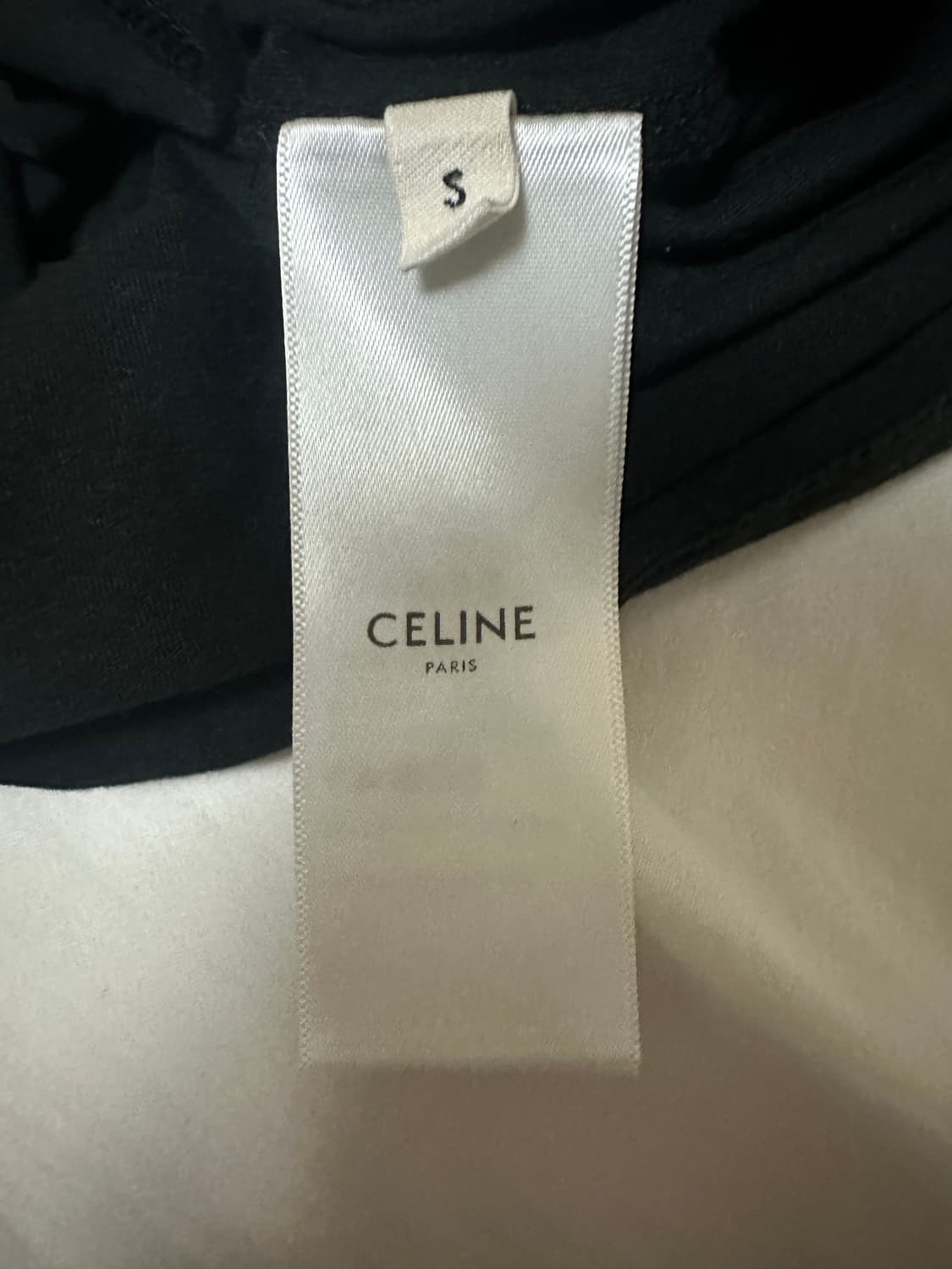 셀린느 티셔츠 블랙 s 상품이미지5