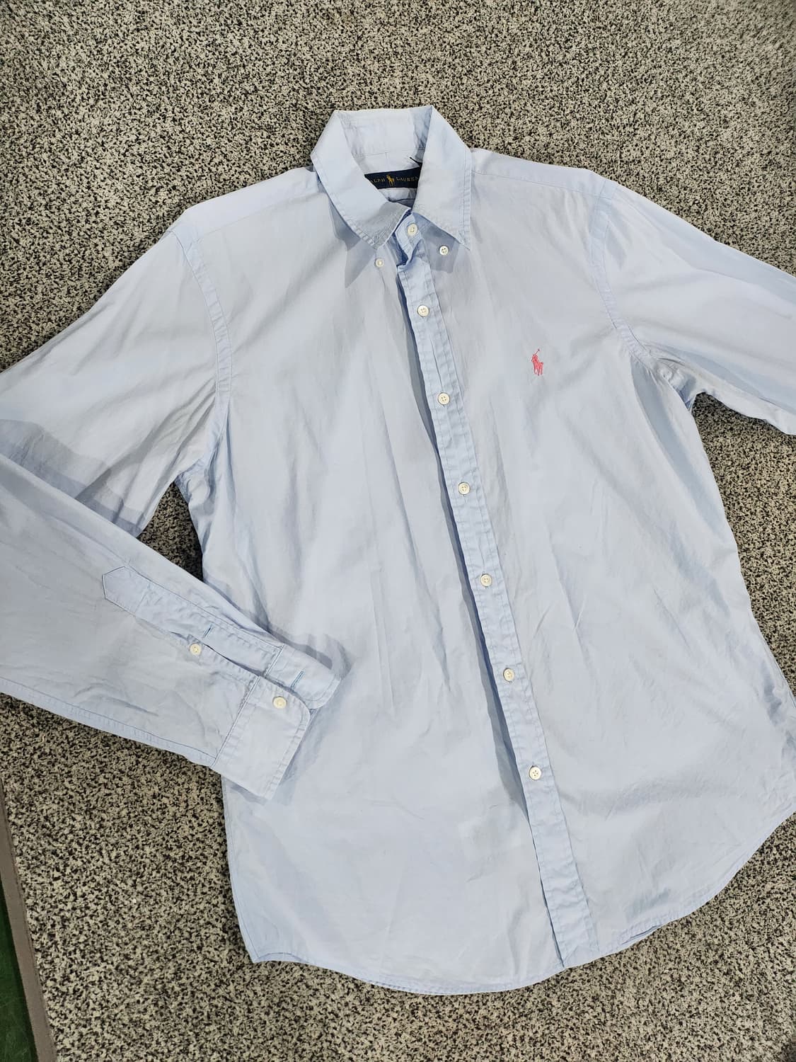 **폴로 랄프로렌 라이트 블루 셔츠(175/96)M 상품이미지1