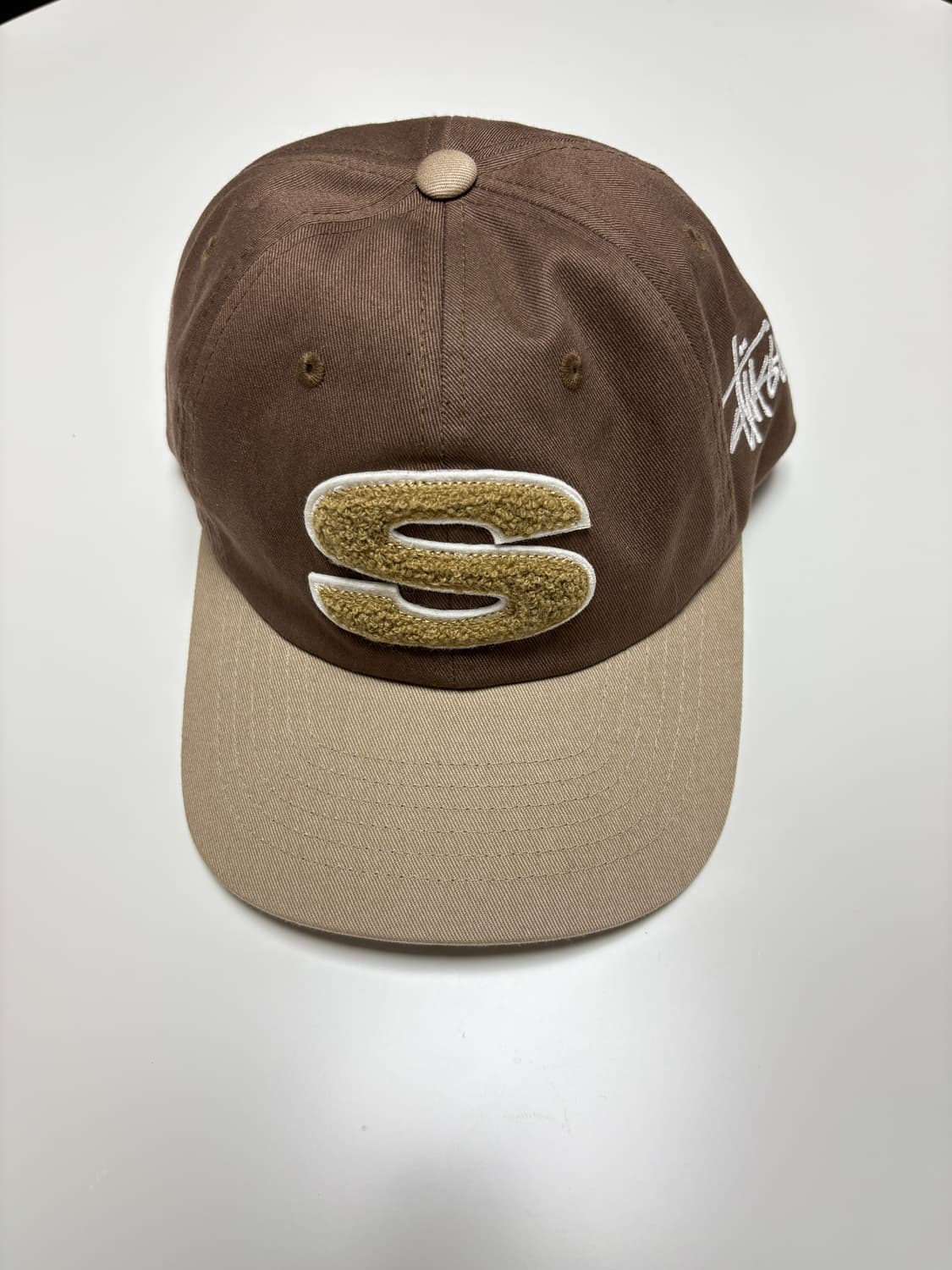 스투시 셔닐s 볼캡 베이지 상품이미지1