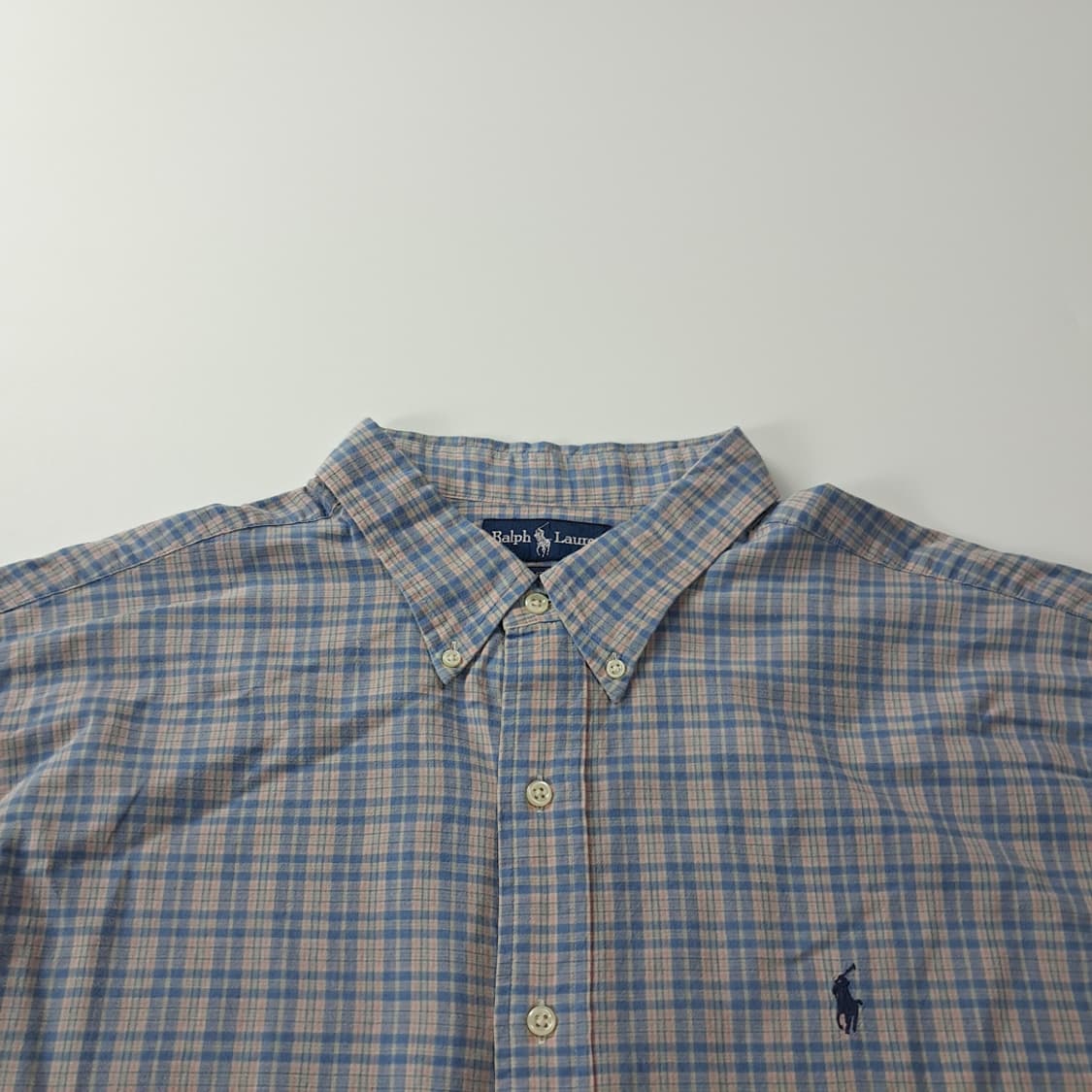 CK822 2XL 폴로 00s 클래식 마드라스 반팔 셔츠 남방 상품이미지2