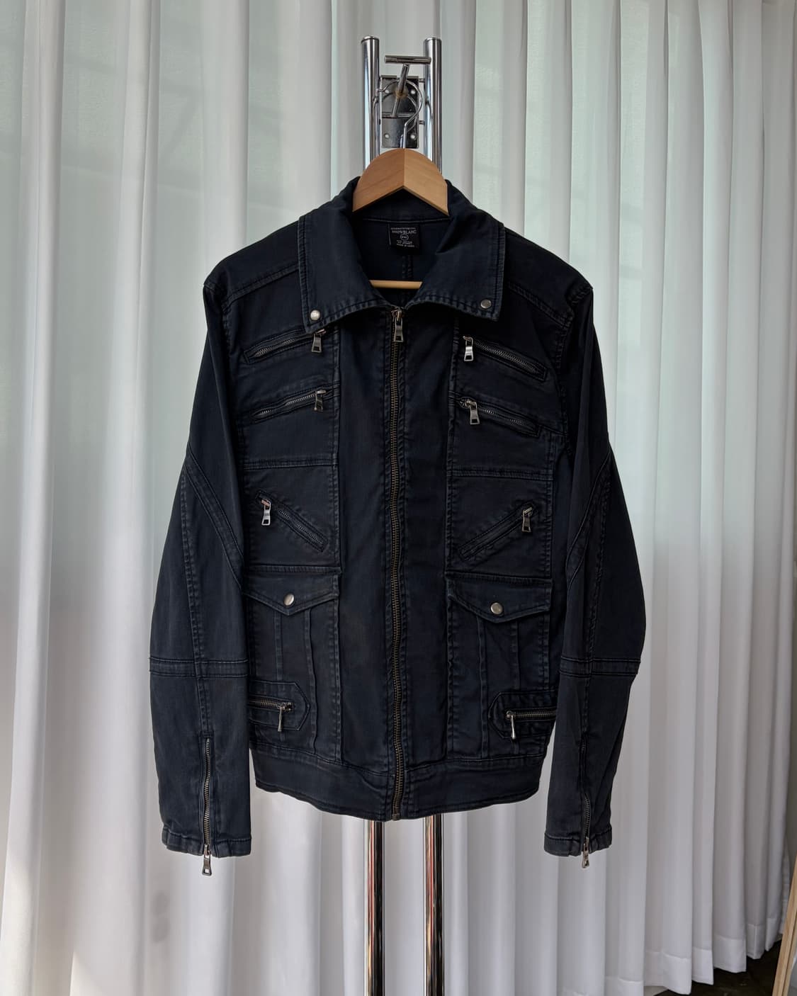 [L]Showblanc 스판덱스 바이커 자켓 상품이미지3