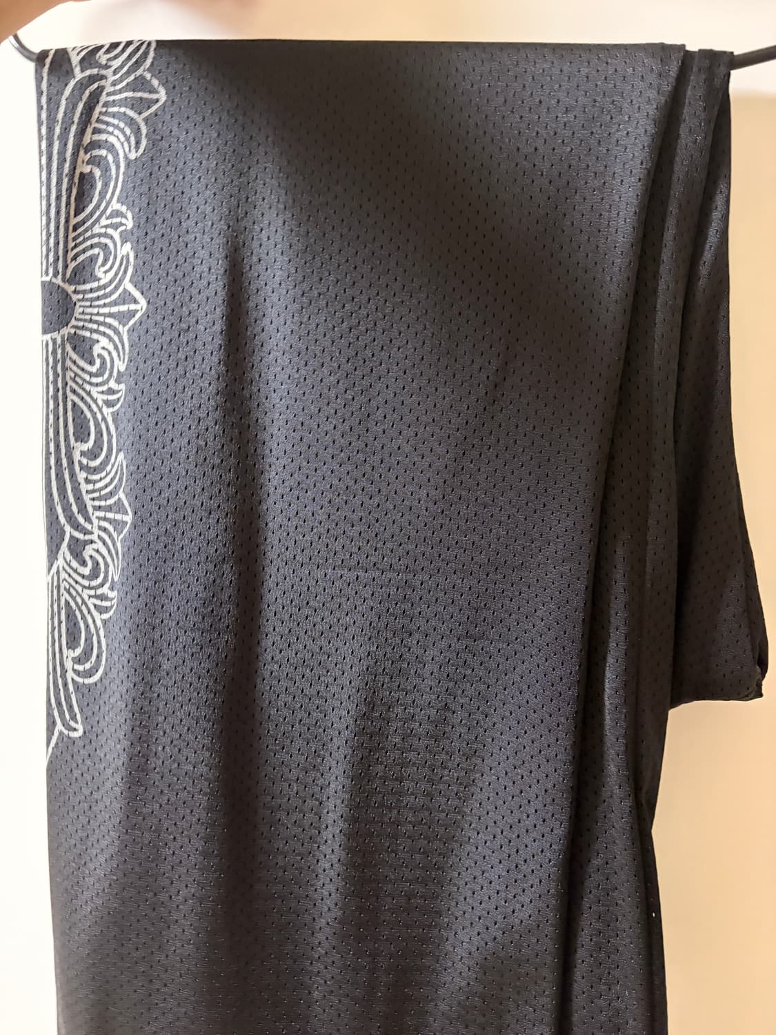 [L] 크롬하츠 메쉬 바시티 팬츠 블랙 상품이미지3