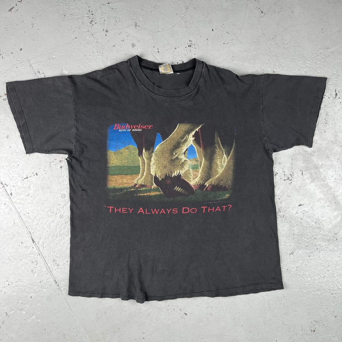 빈티지 버드와이저 1995 They Always Do That 반팔티 상품이미지1