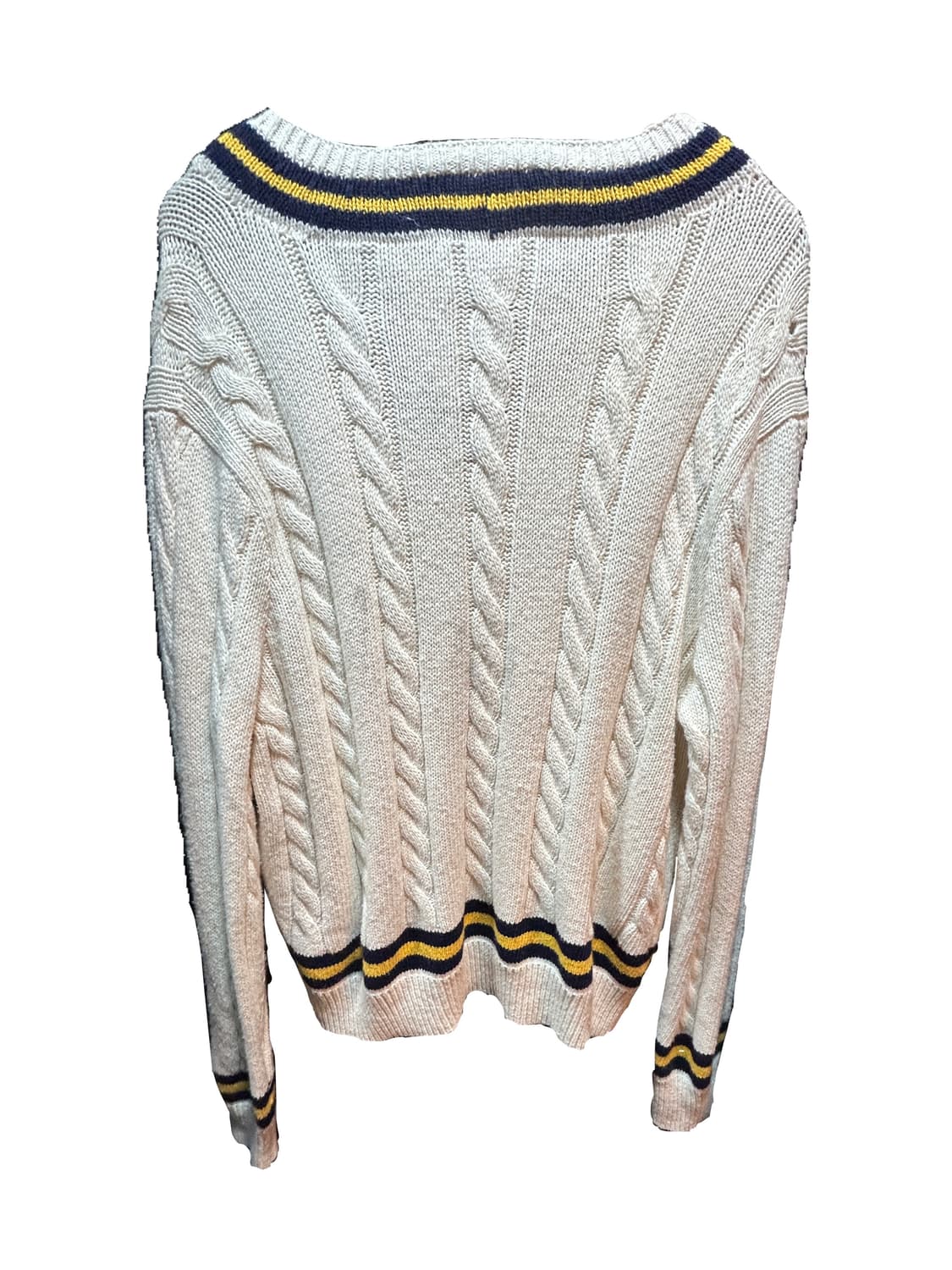 폴로 랄프 로렌 케이블 브이넥 크리켓 니트 상품이미지2