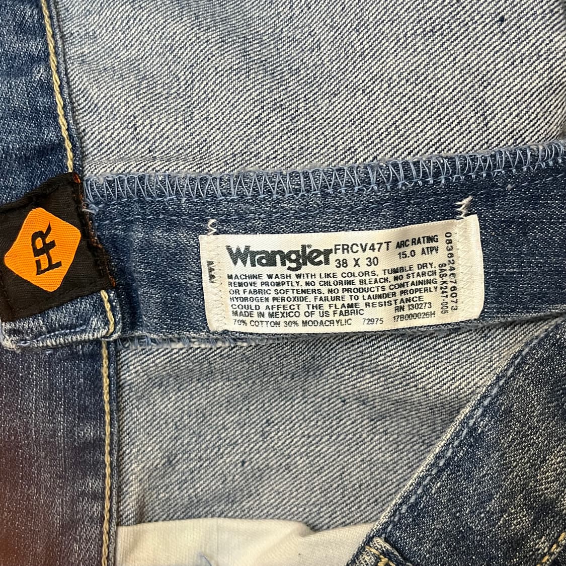 미국 빈티지 랭글러 남성 빅사이즈 데님 청바지 상품이미지5