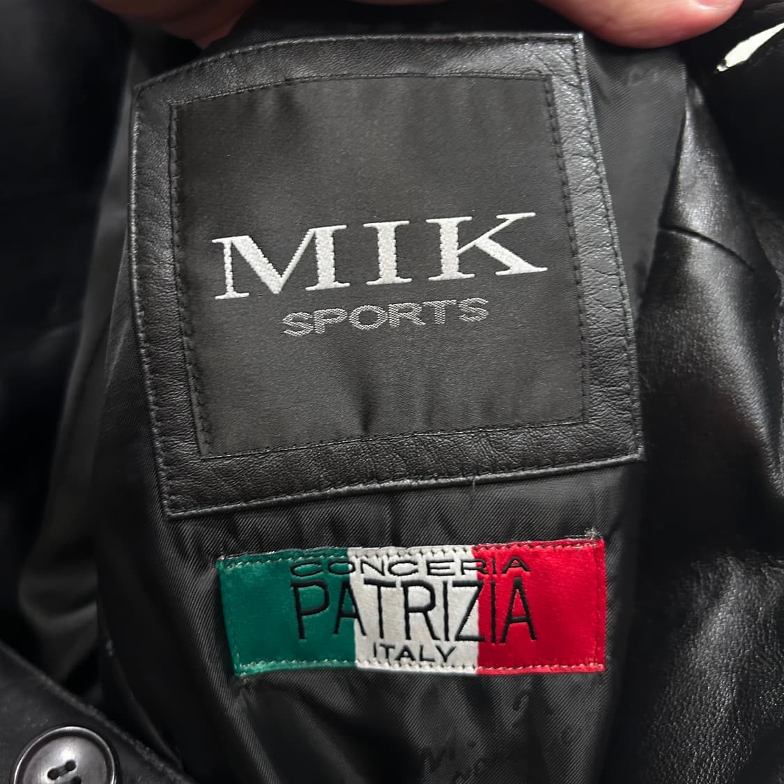 MIK 이태리 양가죽 오버핏 레더 코트 자켓 상품이미지3