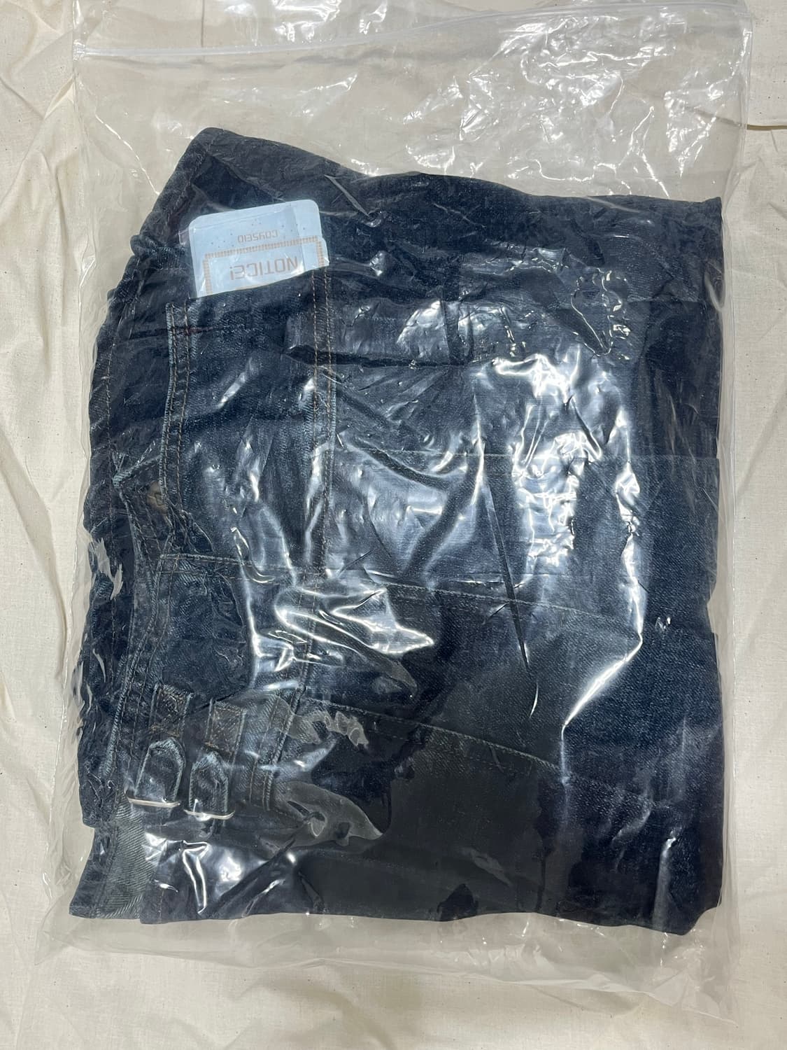 DEEP DENIM PLEATS SKIRT NAVY(새상품) 상품이미지2