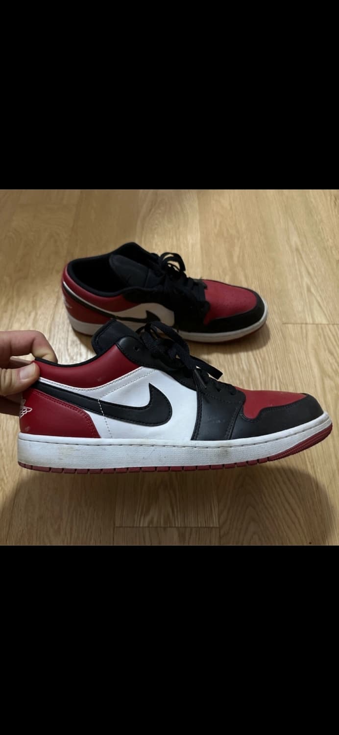 나이키 에어 조던1 로우 브레드 토 300mm 상품이미지1