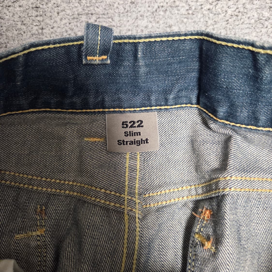 리바이스 522 데님팬츠 청바지 34-35 상품이미지5