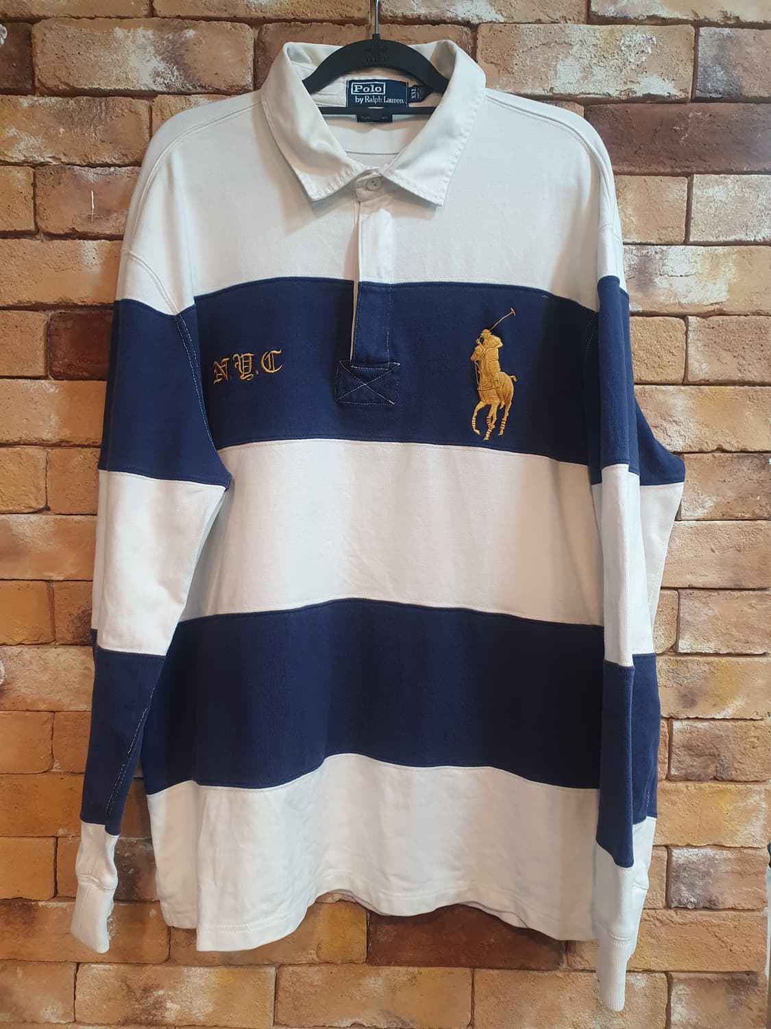 폴로 랄프로렌 럭비티셔츠XXL 사이즈 상품이미지1