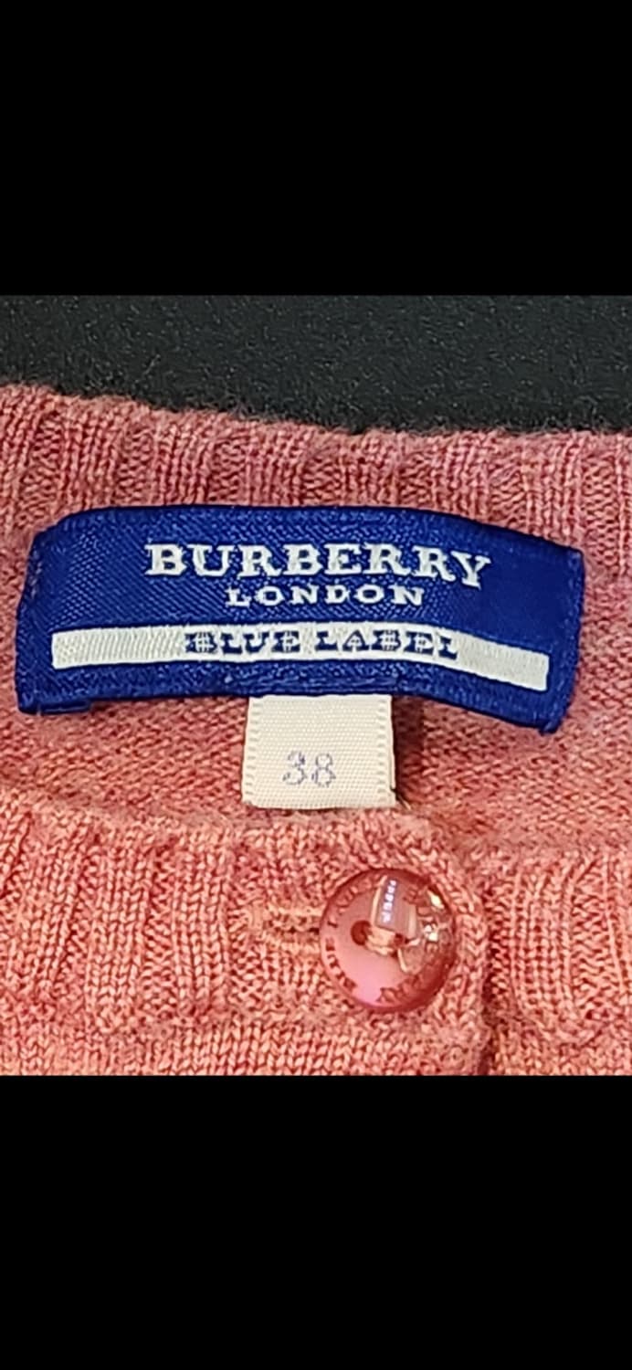 버버리 블루라벨 니트 가디건 핑크 (여성 44~55) 상품이미지2