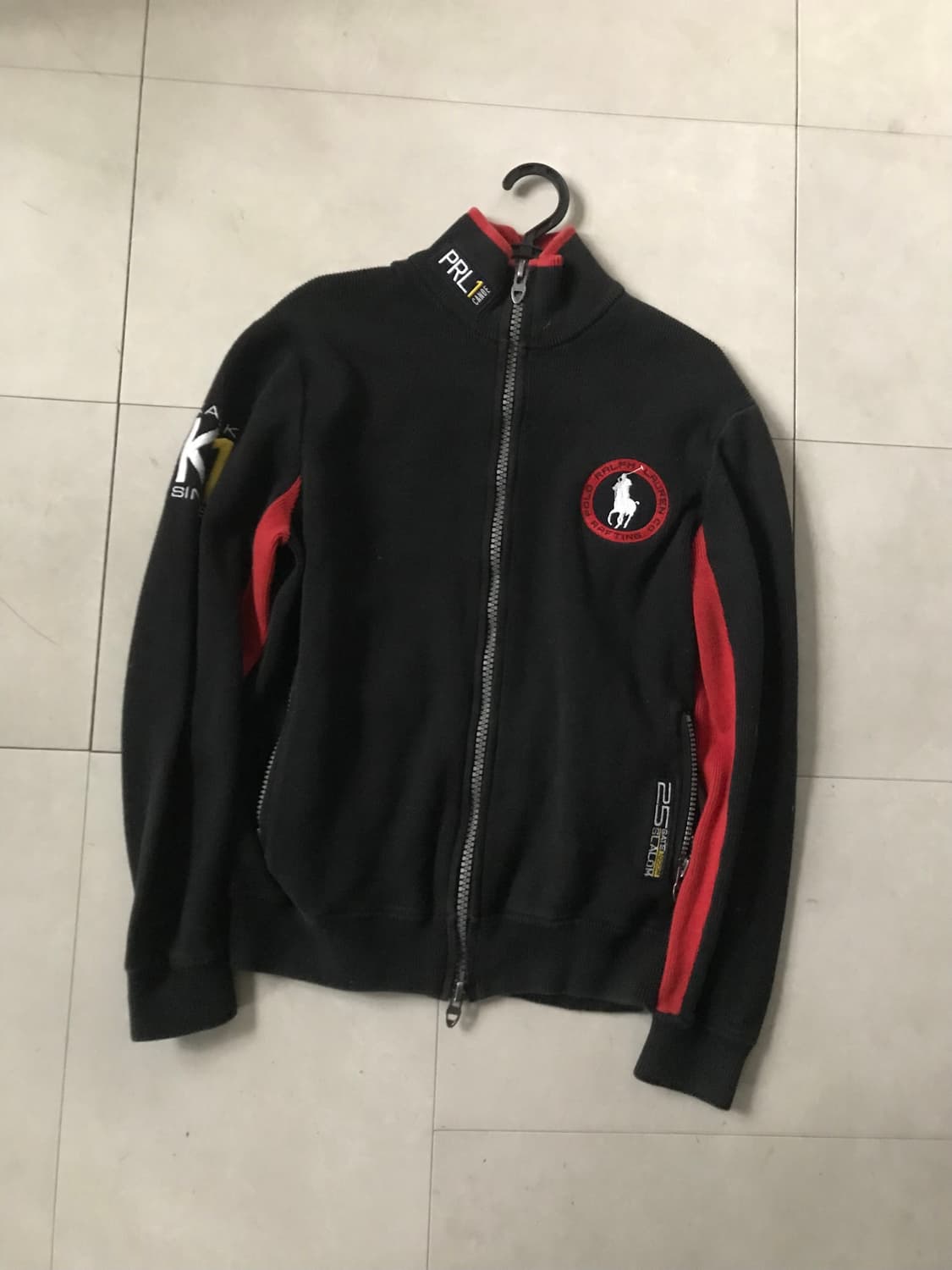 폴로 블랙 빅포니 레이싱 니트집업 상품이미지7